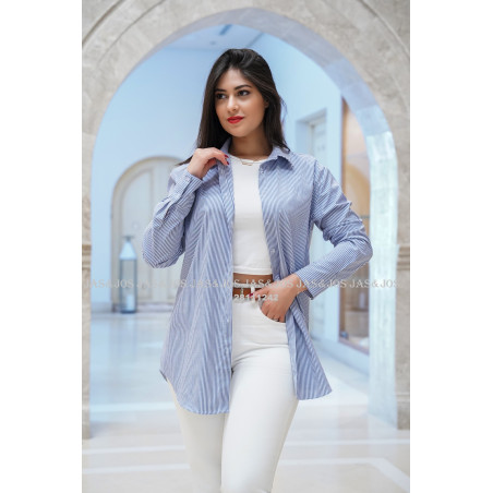 chemise Rayée Popeline